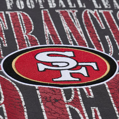 San Francisco 49ers Downtown Collection Fleece Sweatshirt Black | Mitchell & Ness