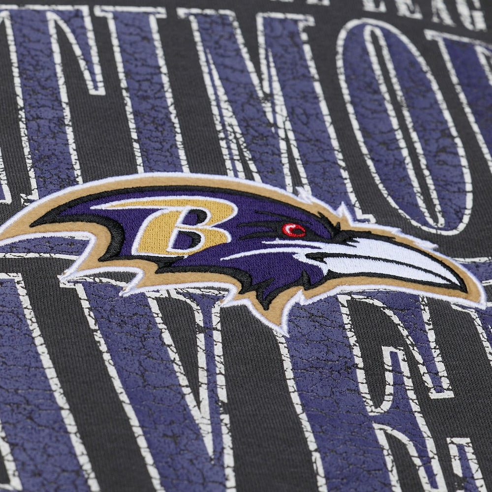 Baltimore Ravens Downtown Collection Fleece Sweatshirt Black | Mitchell & Ness