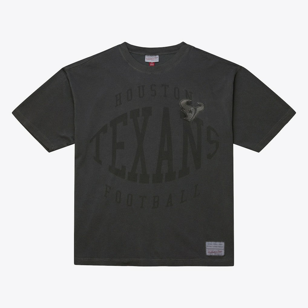 Houston Texans Downtown Collection Premium T-Shirt Black | Mitchell & Ness