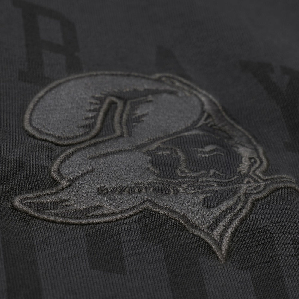 Tampa Bay Buccaneers Downtown Collection Premium Vintage Logo T-Shirt Black | Mitchell & Ness