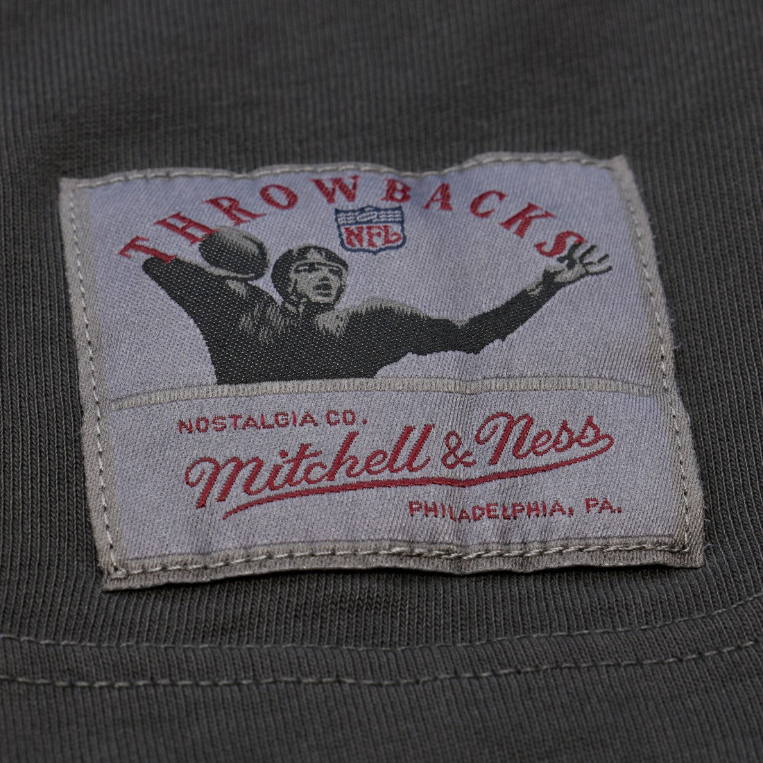 Tampa Bay Buccaneers Downtown Collection Premium Vintage Logo T-Shirt Black | Mitchell & Ness