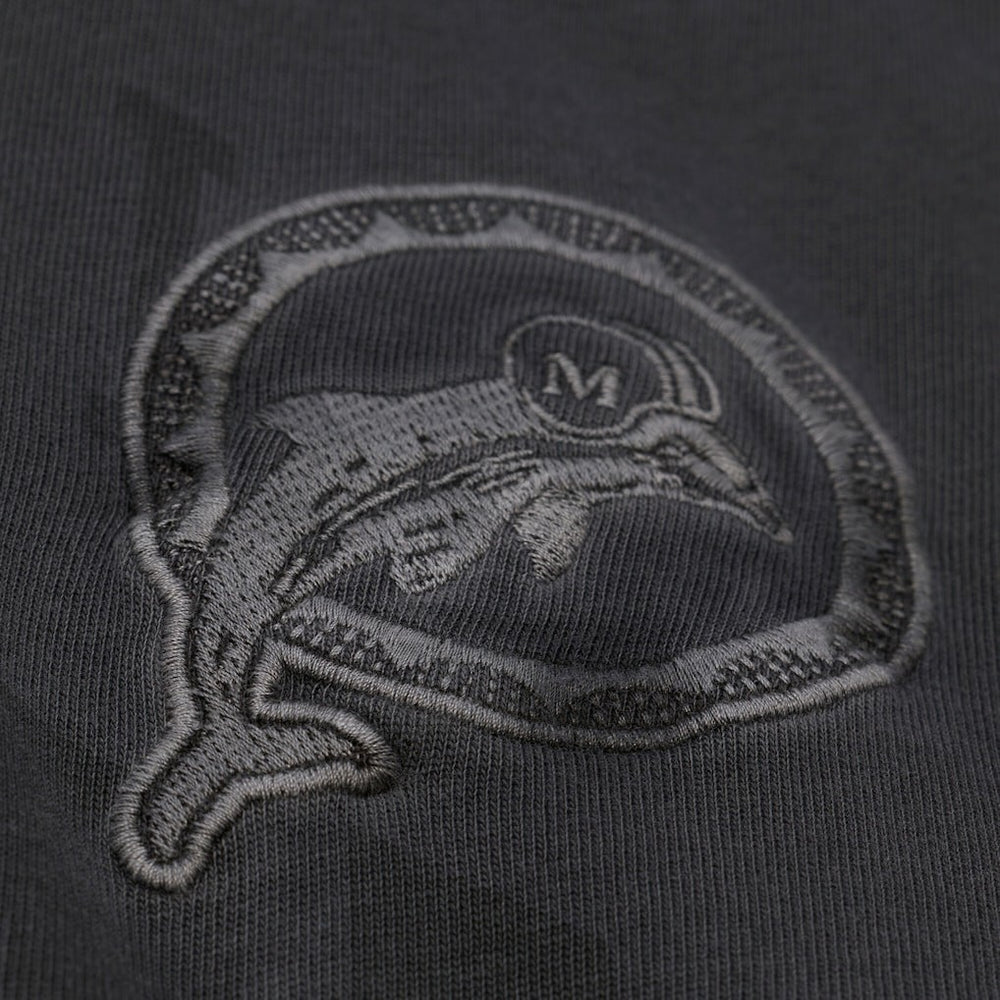 Miami Dolphins Downtown Collection Premium Vintage Logo T-Shirt Black | Mitchell & Ness
