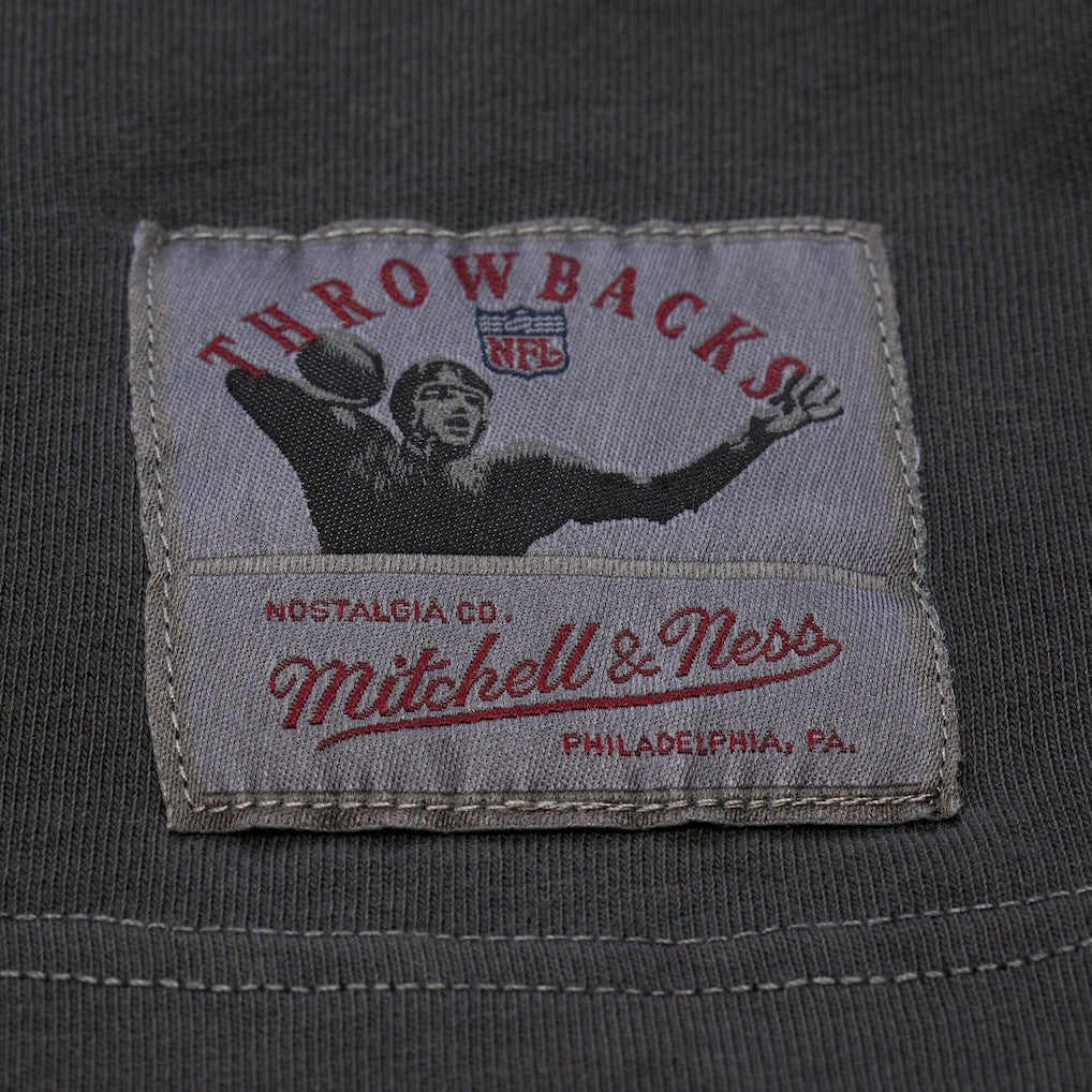 Green Bay Packers Downtown Collection Premium Vintage Logo T-Shirt Black | Mitchell & Ness