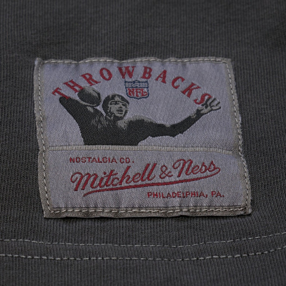 Green Bay Packers Downtown Collection Premium Vintage Logo T-Shirt Black | Mitchell & Ness