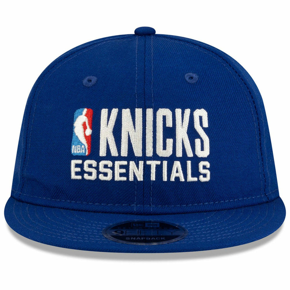 New York Knicks Fear of God Unisex Essentials 9FIFTY Snapback Hat Blue - NBA