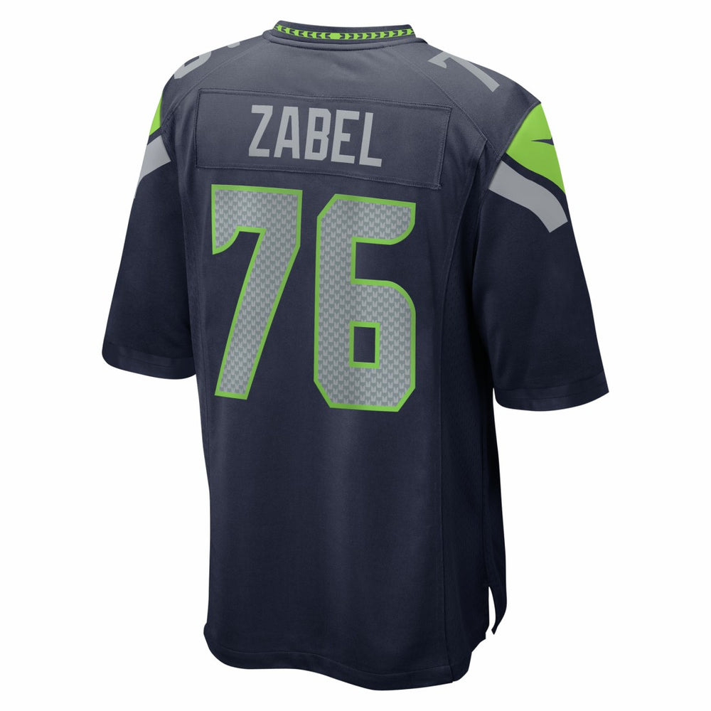 Grey Zabel Seattle Seahawks 2025 NFL Draft First Round Pick Game Jersey College Navy | Nike for Sale