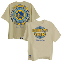 Golden State Warriors Two Hype Worldwide Collection Premium T-Shirt Khaki - NBA