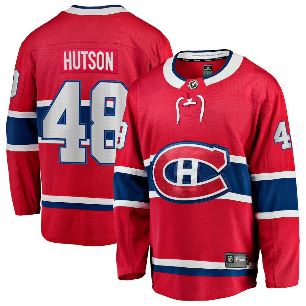 Lane Hutson Montreal Canadiens Fanatics Home Breakaway Jersey - Red - NHL
