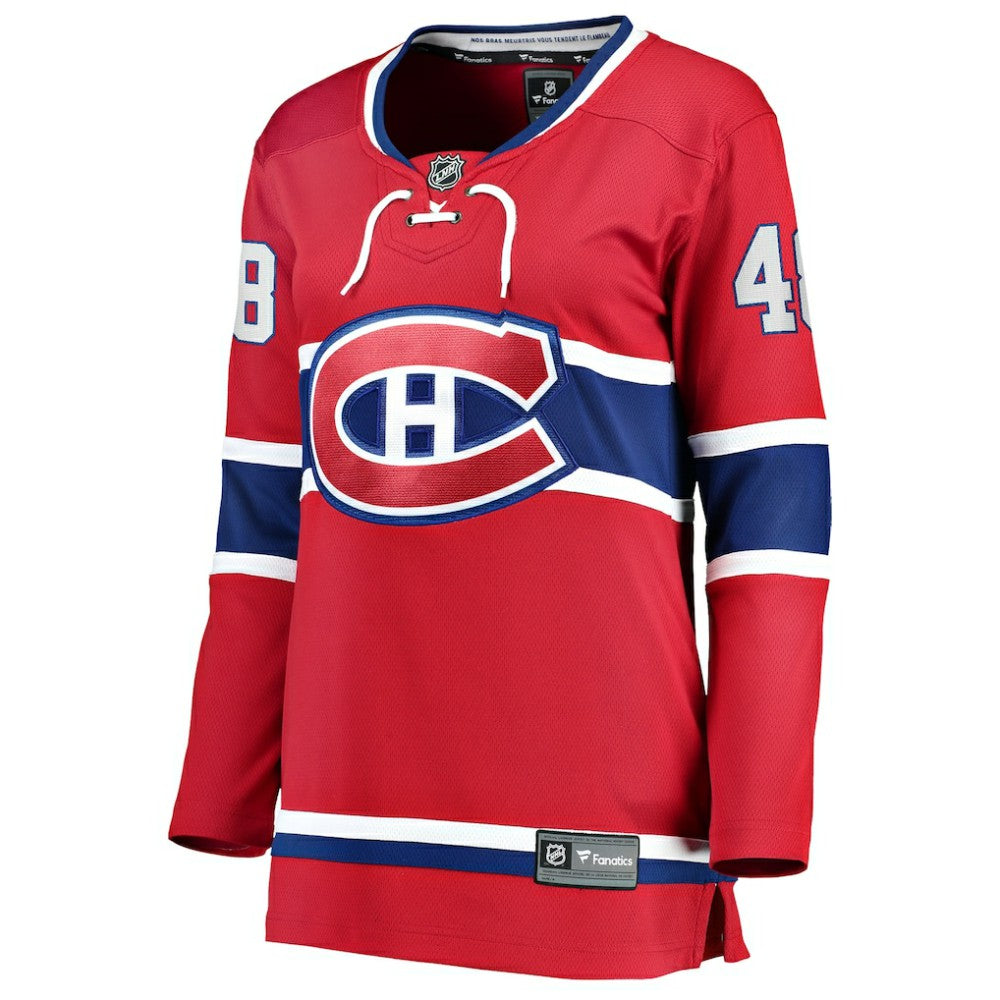 Lane Hutson Montreal Canadiens Fanatics Women's Home Breakaway Player Jersey - Red - NHL