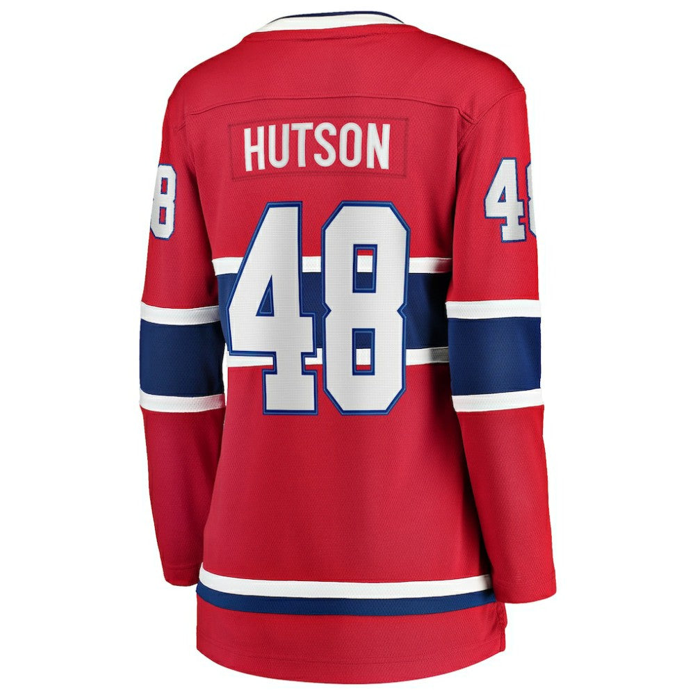 Lane Hutson Montreal Canadiens Fanatics Women's Home Breakaway Player Jersey - Red - NHL