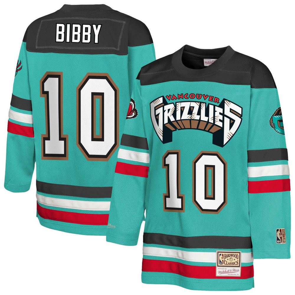 Mike Bibby Memphis Grizzlies Youth Maxxed Out 2.0 Fashion Hockey Jersey Turquoise - NBA