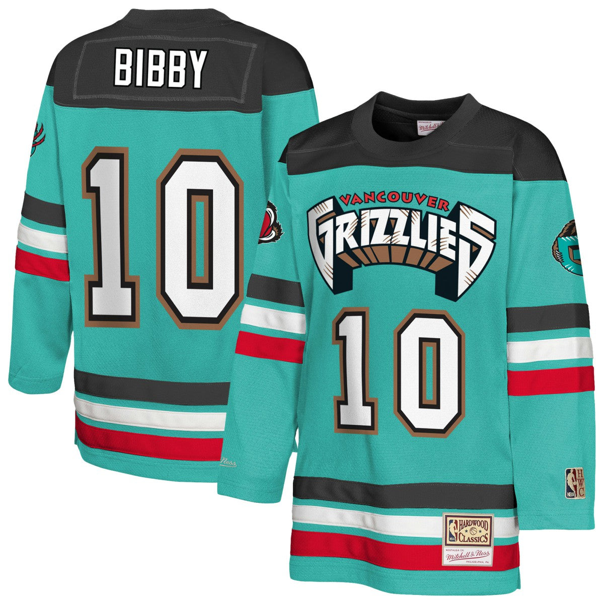 Mike Bibby Memphis Grizzlies Youth Maxxed Out 2.0 Fashion Hockey Jersey Turquoise - NBA