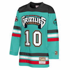 Mike Bibby Memphis Grizzlies Youth Maxxed Out 2.0 Fashion Hockey Jersey Turquoise - NBA