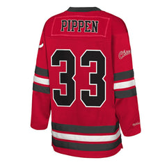 Scottie Pippen Chicago Bulls Youth Maxxed Out 2.0 Fashion Hockey Jersey Red - NBA