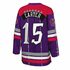 Vince Carter Toronto Raptors Youth Maxxed Out 2.0 Fashion Hockey Jersey Purple - NBA