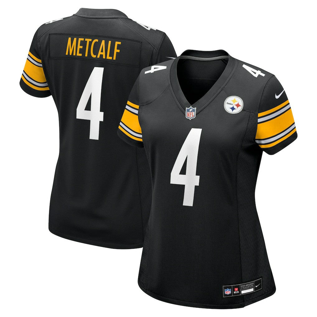DK Metcalf Pittsburgh Steelers Women's Team Game Jersey Black | Nike for Sale