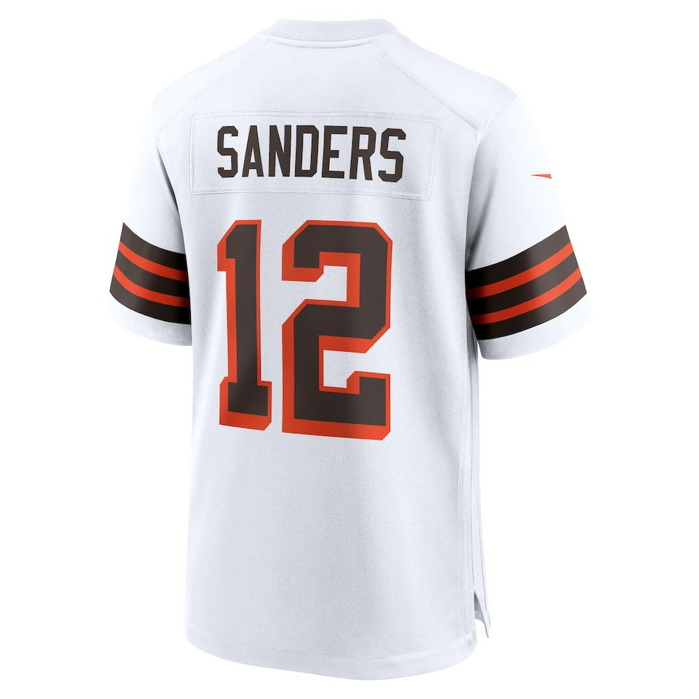 Shedeur Sanders Cleveland Browns 2025 NFL Draft 2nd Alternate Game Jersey White | Nike for Sale