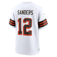 Shedeur Sanders Cleveland Browns 2025 NFL Draft 2nd Alternate Game Jersey White | Nike for Sale