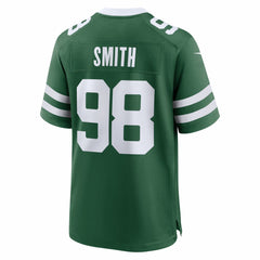 Mazi Smith New York Jets Team Game Jersey Legacy Green | Nike for Sale