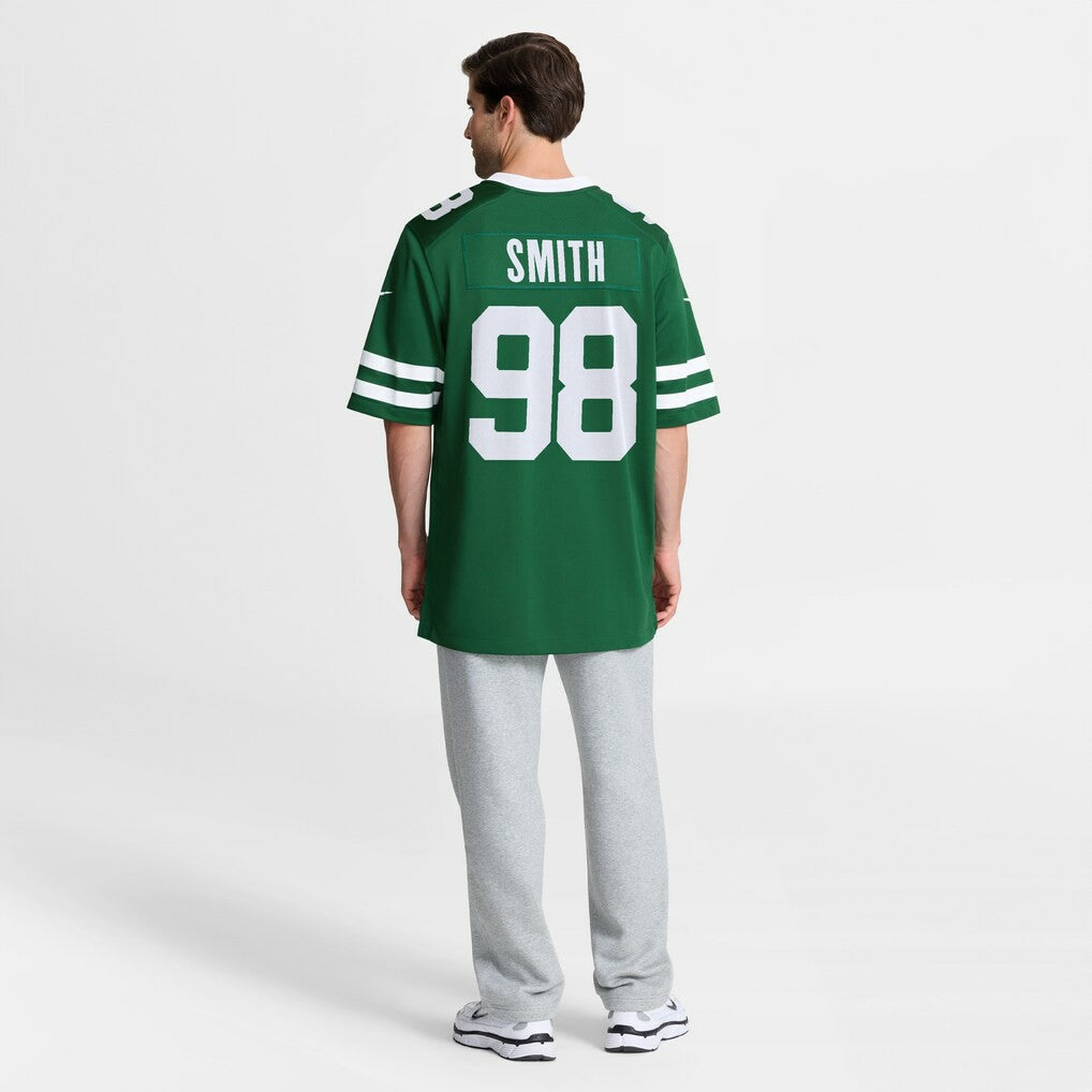 Mazi Smith New York Jets Team Game Jersey Legacy Green | Nike for Sale