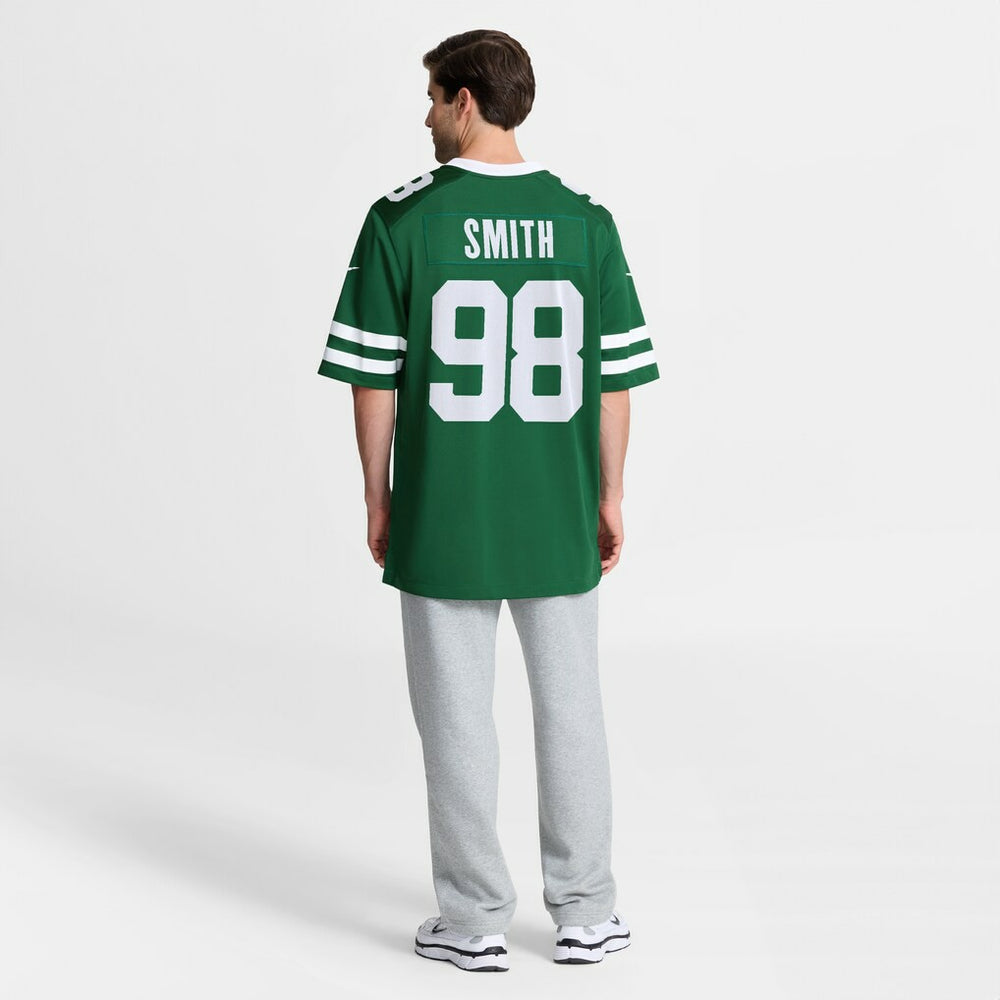 Mazi Smith New York Jets Team Game Jersey Legacy Green | Nike for Sale