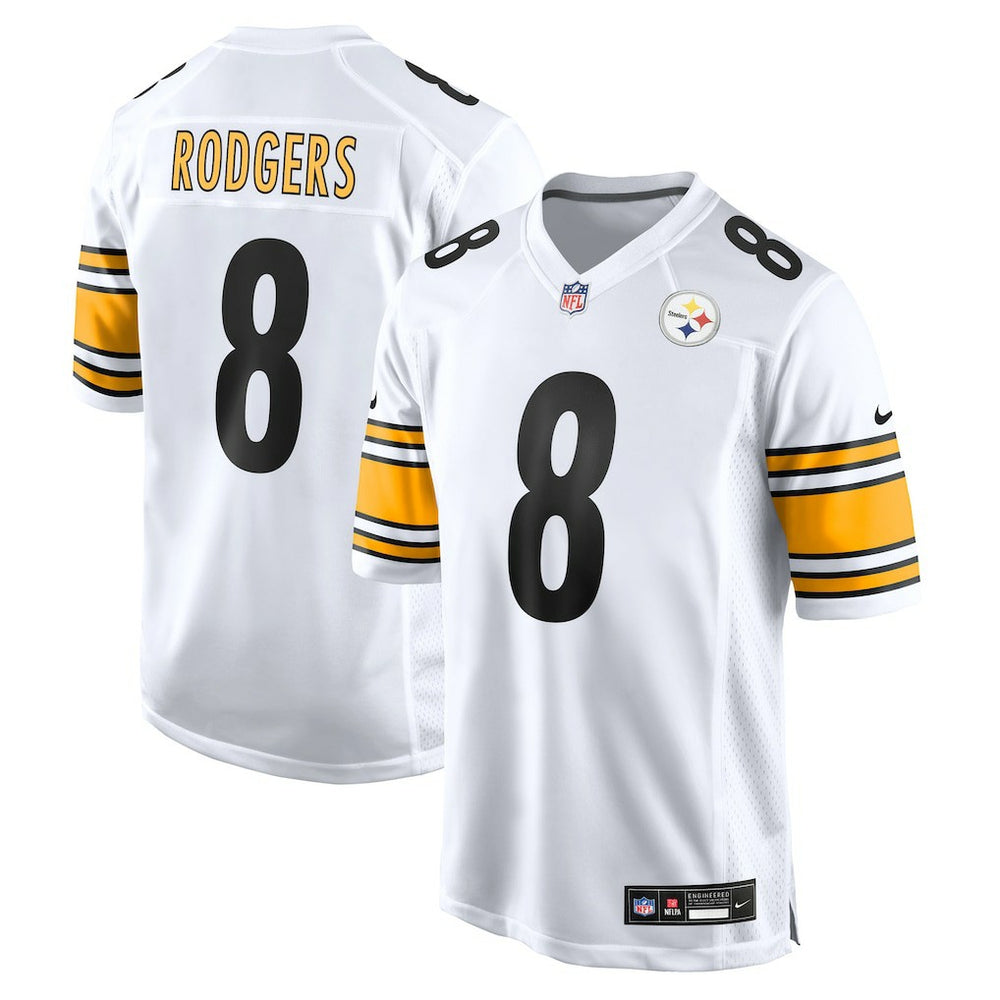 Aaron Rodgers Pittsburgh Steelers Game Jersey White | Nike for Sale