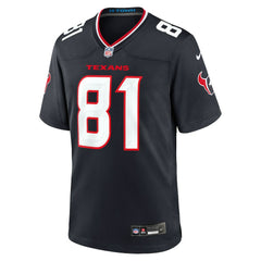 Jayden Higgins Houston Texans Game Jersey Navy | Nike for Sale