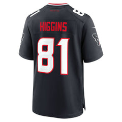 Jayden Higgins Houston Texans Game Jersey Navy | Nike for Sale