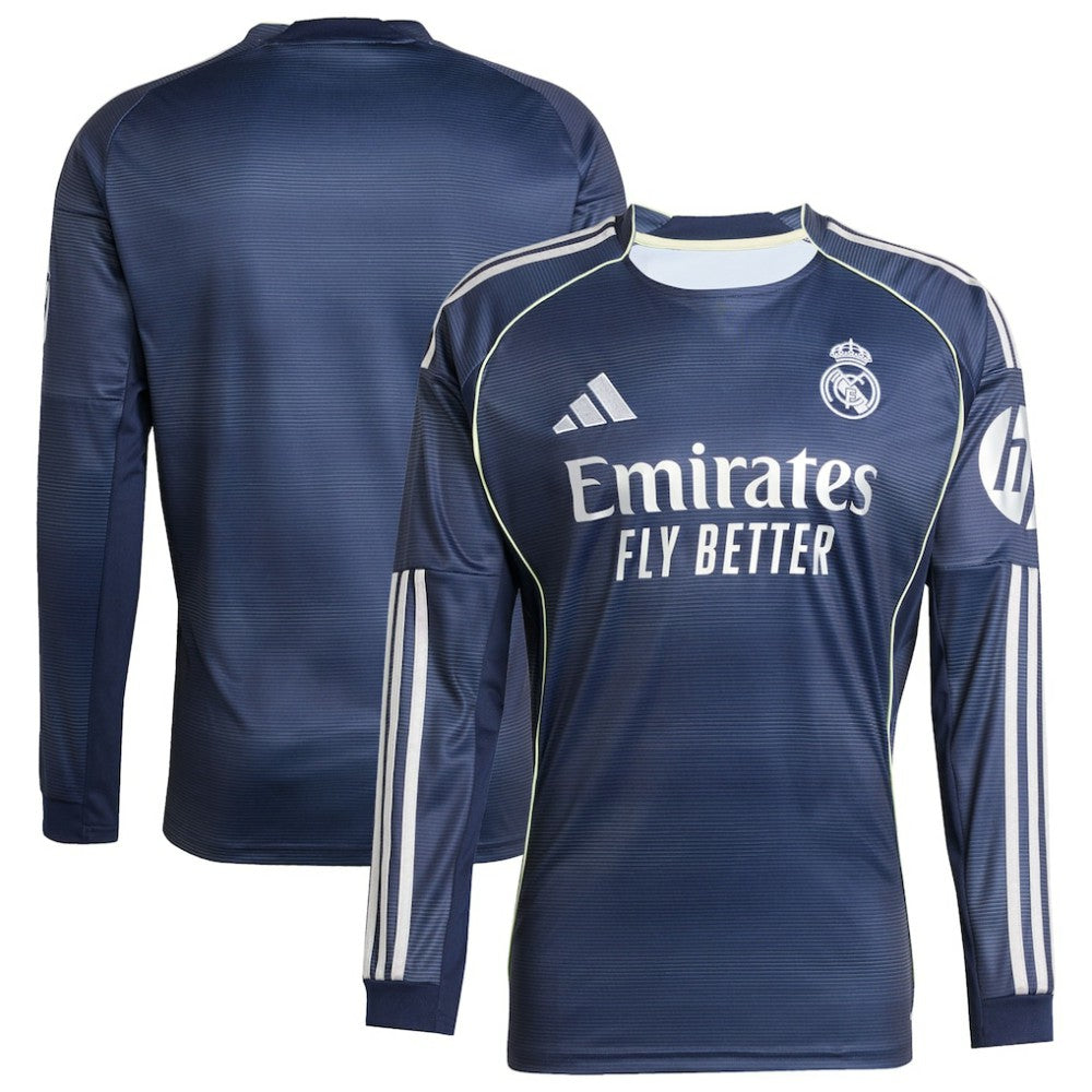Real Madrid 2025/26 Home Long Sleeve Replica Jersey Blue | Adidas Online