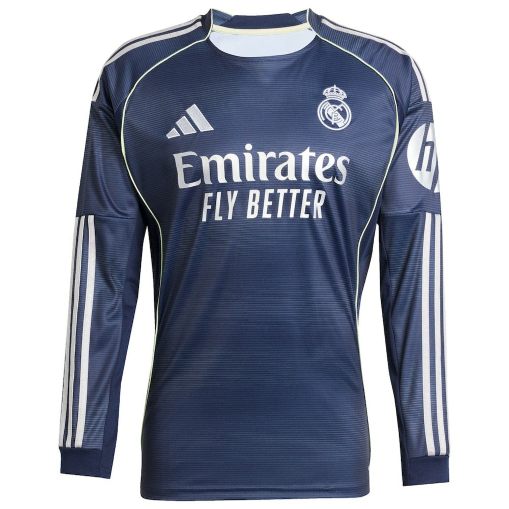 Real Madrid 2025/26 Home Long Sleeve Replica Jersey Blue | Adidas Online