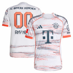 Bayern Munich 2025/26 Away Custom Jersey White | Adidas cheap
