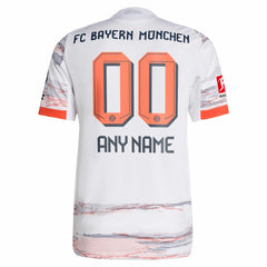 Bayern Munich 2025/26 Away Custom Jersey White | Adidas cheap