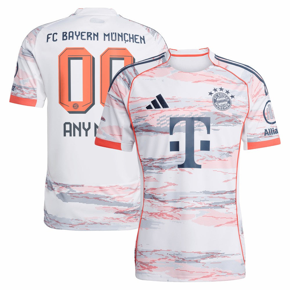 Bayern Munich 2025/26 Away Replica Custom Jersey White | Adidas cheap