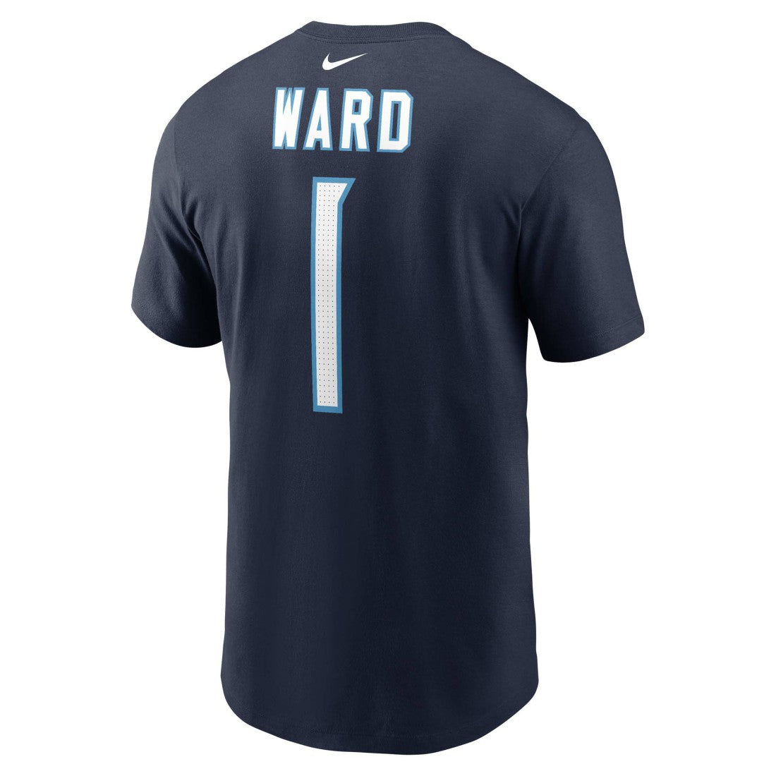Cameron Ward Tennessee Titans Name & Number T-Shirt Navy | Nike for Sale