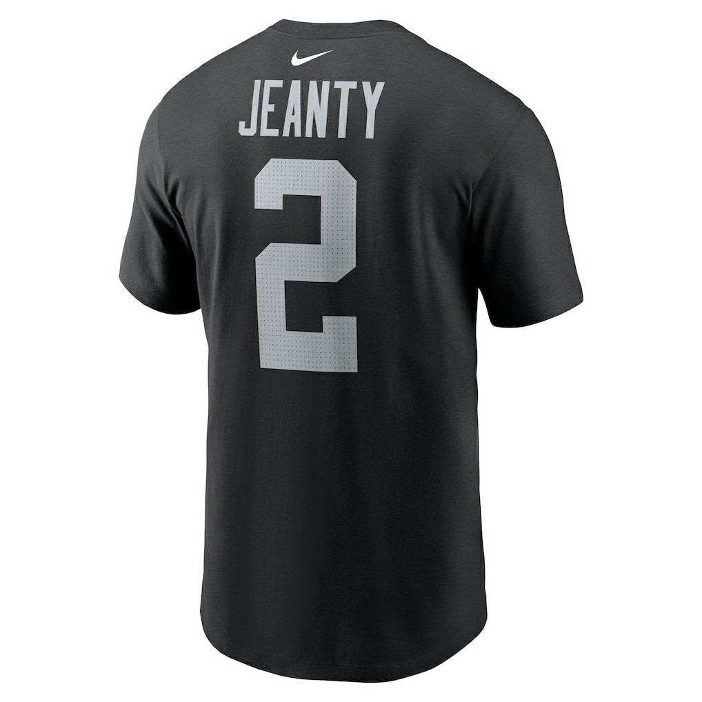Ashton Jeanty Las Vegas Raiders Name & Number T-Shirt Black | Nike for Sale