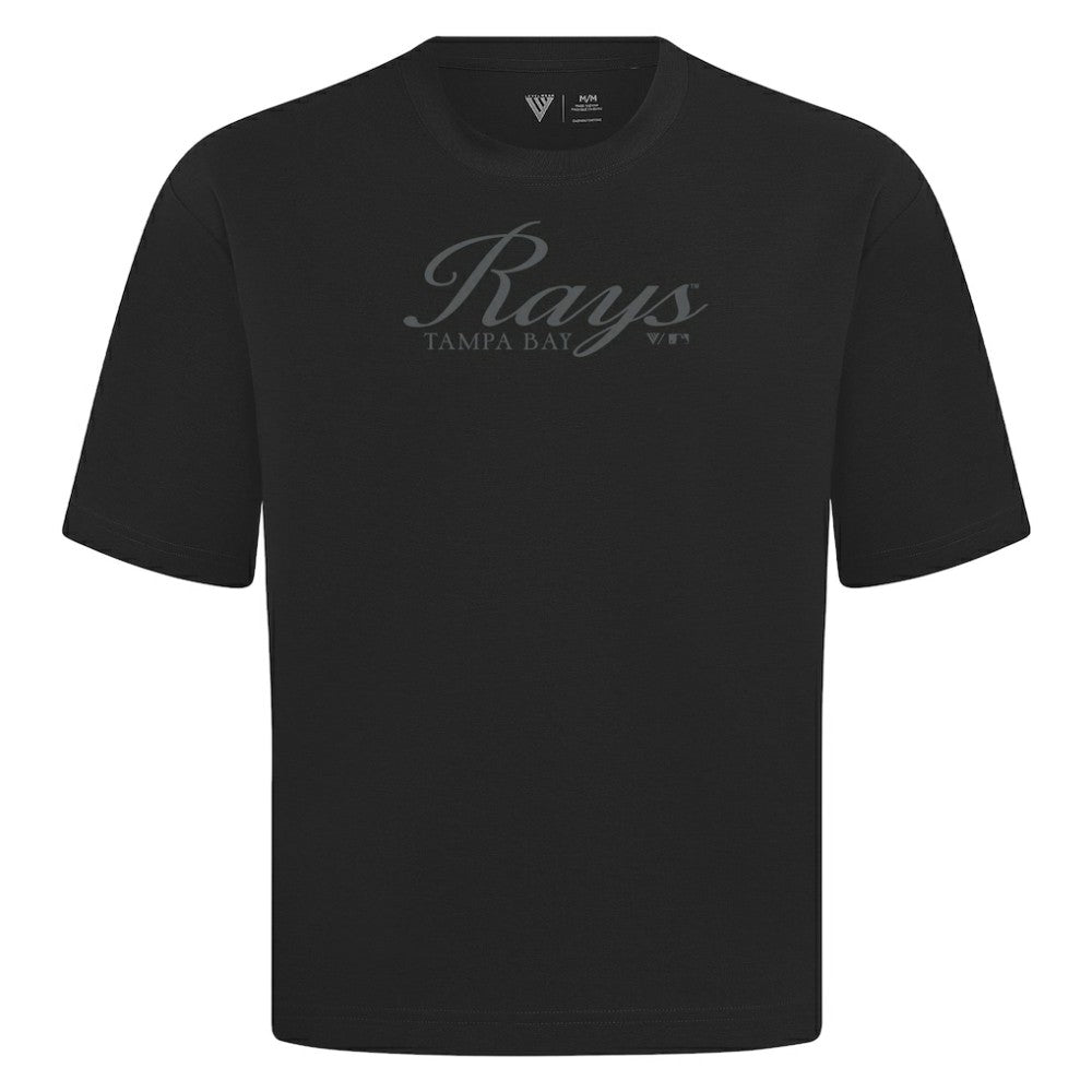 Tampa Bay Rays Levelwear Ethereal Oversized Luxe Signature Knit T-Shirt - MLB