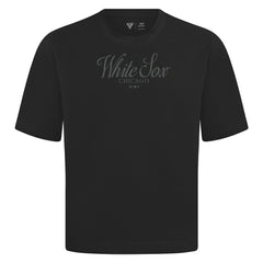 Chicago White Sox Levelwear Ethereal Oversized Luxe Signature Knit T-Shirt - MLB
