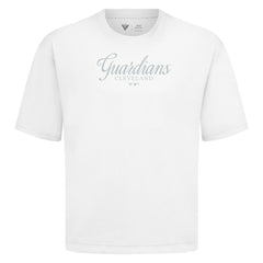 Cleveland Guardians Levelwear Ethereal Oversized Luxe Signature Knit T-Shirt - MLB