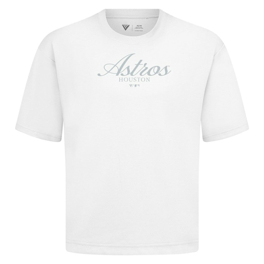 Houston Astros Levelwear Ethereal Oversized Luxe Signature Knit T-Shirt - MLB