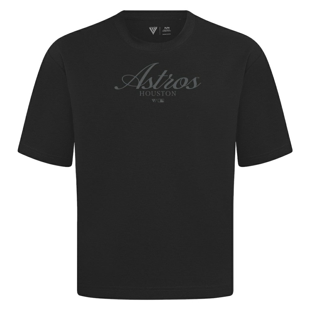 Houston Astros Levelwear Ethereal Oversized Luxe Signature Knit T-Shirt - MLB