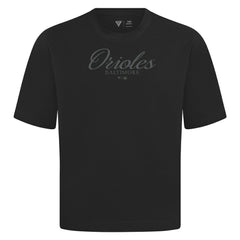 Baltimore Orioles Levelwear Ethereal Oversized Luxe Signature Knit T-Shirt - MLB