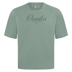 Baltimore Orioles Levelwear Ethereal Oversized Luxe Signature Knit T-Shirt - MLB