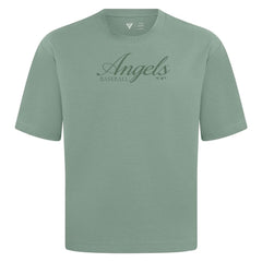 Los Angeles Angels Levelwear Ethereal Oversized Luxe Signature Knit T-Shirt - MLB