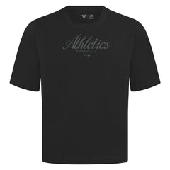 Athletics Levelwear Ethereal Oversized Luxe Signature Knit T-Shirt - MLB