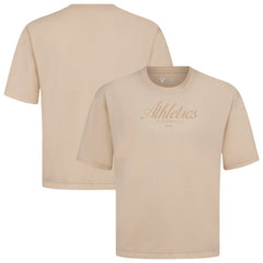 Athletics Levelwear Ethereal Oversized Luxe Signature Knit T-Shirt - MLB