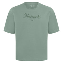 Seattle Mariners Levelwear Ethereal Oversized Luxe Signature Knit T-Shirt - MLB