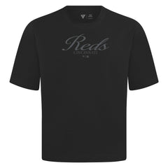 Cincinnati Reds Levelwear Ethereal Oversized Luxe Signature Knit T-Shirt - MLB