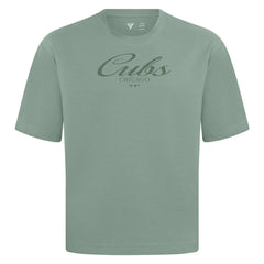 Chicago Cubs Levelwear Ethereal Oversized Luxe Signature Knit T-Shirt - MLB