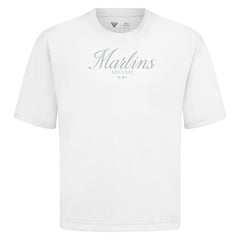 Miami Marlins Levelwear Ethereal Oversized Luxe Signature Knit T-Shirt - MLB
