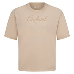 St. Louis Cardinals Levelwear Ethereal Oversized Luxe Signature Knit T-Shirt - MLB